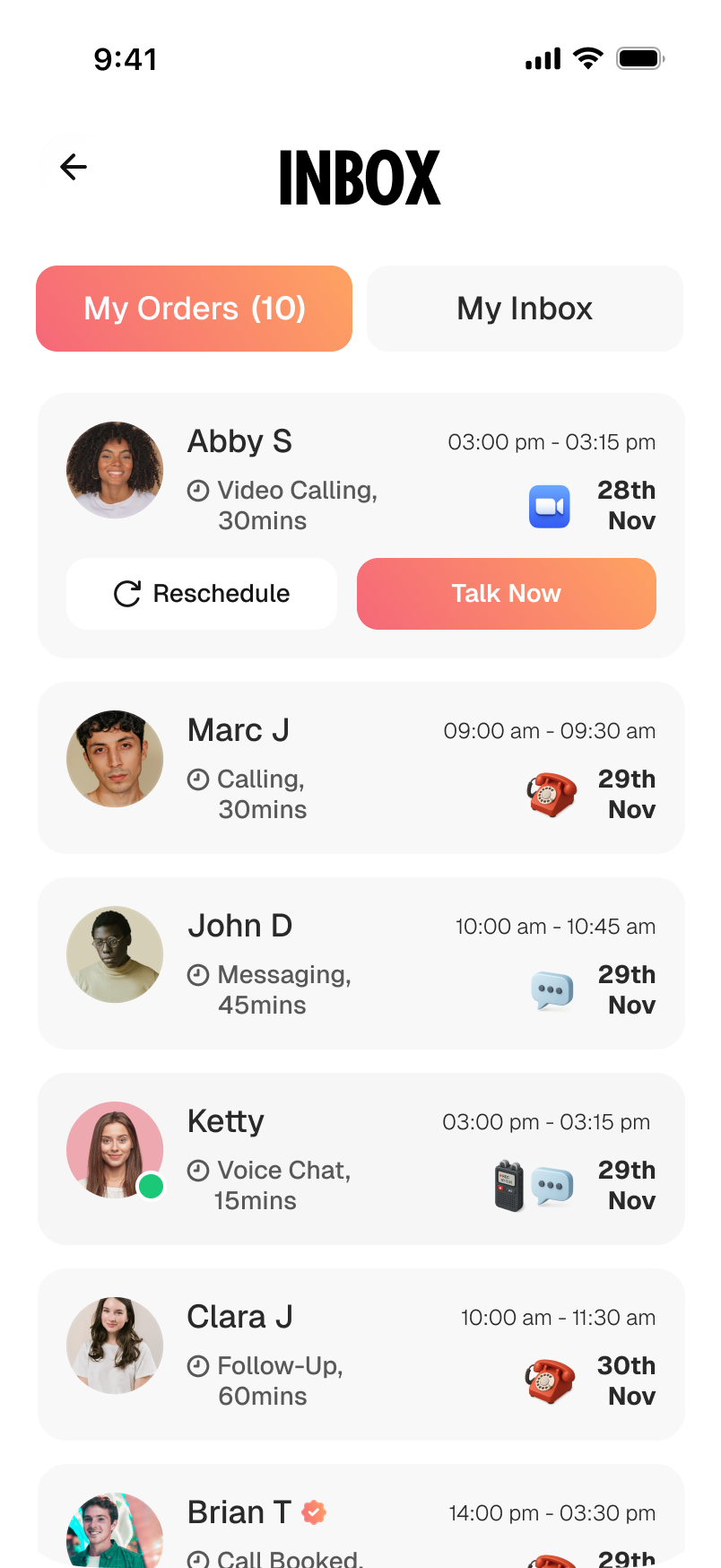 Talk It mockup